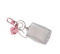 Protecteur De Carte Transparent En Forme Cœur Pochette Photo Légère Fournitures Bureau Polyvalentes Pour La Gestion Des Cartes Photo Vitrine D'identité Professionnelle