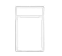 Protecteur de cartes à commerce - Manches de liant pour Présentation du passe-temps | Transparent avec des poches sécurisées, des objets de collection sportifs de cas claire, un jeu de projets