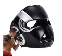 Protecteur de casque de boxe - Casque de sécurité, bouclier résistant à l'eau, équipement d'entraînement réglable, rembourrage confortable | Accessoire de couvre-chef pour Kickboxing taekwando Arts ma