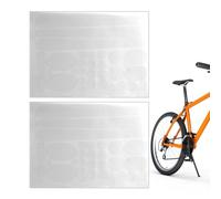 Protecteur de chaîne de vélo, autocollants de protection pour cadre de