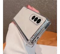 Protecteur de charnière Transparent, Housse Antichoc pour Samsung Galaxy Z Fold 5 4 5G ZFold3, Coque de Protection complète en Acrylique Dur HD, Transparente, pour Galaxy Z Fold 3