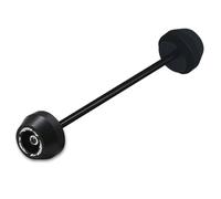 Protecteur de Chute de Roue de Moto Curseur d'essieu de Fourche de Roue Avant et arrière pour RSV4 RSV4-RR RSV4-R RSV4-RF(Front Wheel Black3)
