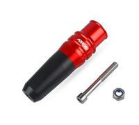 Protecteur de Chute Moto Curseur D'échappement De Moto pour Yamaha FJR1300 A FJR 1300 2003-2023 Curseurs Cadre Crash Pad Protection Contre Les Chutes Curseur d'échappement(Rouge)