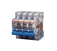 Protecteur de Circuit transparent, 1 pièce, DZ47-1P/2P/3P/4P 25A 32A 40A 50A 63A C45 MCB, Mini disjoncteur domestique(4,50A)