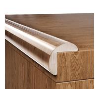 Protecteur de Coin de Meubles, Bandes Pare-Chocs Transparentes de Protection des Bords à Angle Vif, Auto-adhésives for Bureaux et armoires, 2 10 m(Width 15mm/0.6in,8m/26.2ft)