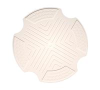 Protecteur de comptoir pour friteuse à air, tapis en silicone résistant à la chaleur, coussin en silicone gris de 16 pouces, conception épaissie, base antidérapante, accessoires de cuisine de décorati