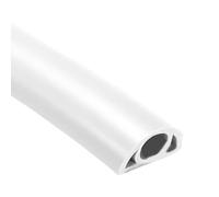 Protecteur de Cordon de Sol, Cache-câbles électriques pour Sol Cache-Cordon | Conduit de fil flexible en PVC Gestion des fils domestiques
