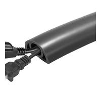 Protecteur de Cordon de Sol,Couvercle de Cordon de Sol, Conduit de Fil Flexible en PVC, Plancher de Protection de câble Ignifuge, Protection de autocollante pour la Gestion des câbles domestiqu