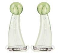 Protecteur de corne de vache en Silicone, 1 paire, Anti-combat, respirant, avec pince remplacement réglable