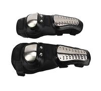 Protecteur de Coude Moto, Résistance à la Chute, Acier Inoxydable, EVA Flexible, Protection Équitation, pour Riders, Cyclisme, Aventure, Sports Extérieurs, Vélo de
