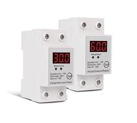 Protecteur de courant réglable 1A à 30A 60A 230V, dispositif Intelligent de récupération automatique de surintensité, ampèremètre à affichage LED, 1 pièces Interrupteur automatique (Size : 30A)