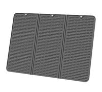 Protecteur de couvercle de poêle en silicone - Tamp de comptoir résistant à la chaleur flexible pour gammes électriques et à gaz, couverture de plaques de cuisson antidérapantes | Mat à séchage à plat