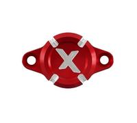 Protecteur De Couvercle Synchronisation À Visser, Accessoires Moto Et Scooter en Aluminium, Noir/Argent/Rouge pour Desert X 2022 - 2023