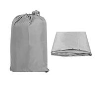 Protecteur de Couverture de Baignoire à remous Car carré à l'épreuve à l'épreuve en extérieur, 220x220 cm en Polyester Gris Couvercle de Spa Pliable Couvercle