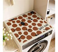 Protecteur De Dessus De Laveuse-SéCheuse Cartoon Puppy Love Print Tapis De Couverture Mat Cover Silicone Tapis Anti-DéRapant Et Anti-PoussièRe Pour Machine à Laver Pet Carpet (Color 2,40x50cm)