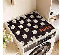 Protecteur De Dessus De Laveuse-SéCheuse Cartoon Puppy Love Print Tapis De Couverture Mat Cover Silicone Tapis Anti-DéRapant Et Anti-PoussièRe Pour Machine à Laver Pet Carpet (Color 5,60x60cm)