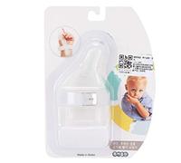 PROTECTEUR DE DOIGT SUCCATEUR DE POUCE RÉGLABLE EN SILICONE MORDANT ANNEAU DE DENTITION BÉBÉ NOURRISSON JAUNE TRANSPARENT (Transparente)