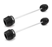 Protecteur De Fourche Roue Avant Et Arrière Moto Curseur Collision Essieu XL Transalp X-ADV Forza NSS 750 2021 - 2025(1Set Black-XADV9)