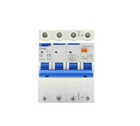 Protecteur de fuite AC230V, protection contre les surcharges et les courts-circuits 2P 4P 30mA, interrupteur de disjoncteur à courant résiduel(4P,25A)