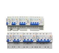 Protecteur de fuite commutateur d'air DZ47LE-63/125, disjoncteur Protection contre les surcharges triphasé 1P + N 2P 3P + 4P AC400V(125a,4P)