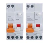 Protecteur de fuite électrique EA9C45, 1 pièce, 1P + N 6A 10A 16A 25A 32A 40A, disjoncteur de fuite, Double câblage(32A)