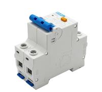 Protecteur de fuite MCB AC230V, Protection contre les surcharges et les courts-circuits RCBO, interrupteur de disjoncteur à courant résiduel 2P 4P 30mA(2P,16A)