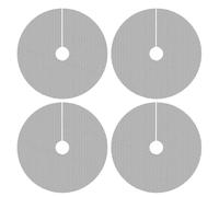 Protecteur de Grille de Pot - Découpable, Durable, Polyvalent, Facile | 4 pièces 40 cm Couvre-Sol pour intérieur extérieur Balcon Jardin verger pelouse 15,7 pouces/39,88 cm