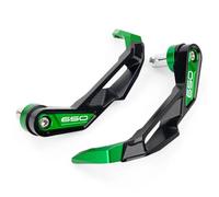 Protecteur de Guidon de Moto Accessoires pour Kawasaki Ninja 650 Ninja650 Z650 2017-2024 2025 Protège Mains Embout Guidon Moto Frein d'embrayage Levier Garde en Aluminium (Vert)