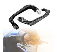 Protecteur de Guidon de Moto, Moto Guidon Protecteur Garde-main, 7/8" 22 mm Frein d'embrayage Levier Protector Protège-mains, Convient aux Motos, Voitures électriques(Noir)