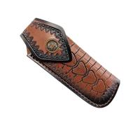 Protecteur De Lame En Cuir Couvercle Couteaux Pliants Sécurisé Avec Boucle Ceinture Étuis Couteaux Faciles À Transporter Pour La Chasse Et Le Camping Étui Coupe En Cuir Couvercle