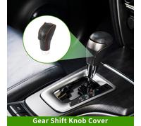 Protecteur De Levier De Vitesse Couvre Levier De Vitesse Pour Lexus Rx350 2023-2024 Motif Fibre De Carbone Noir Noir Brun Cuir Microfibre