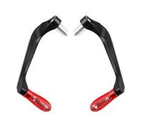 Protecteur De Levier Frein Et Embrayage pour Ducati Panigale Diavel Superleggera V4 V2 Scrambler Moto Protège-Mains pour Guidon(Style A red2)