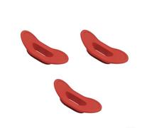 Protecteur de lèvres de plongée avec tuba et plongée en silicone résistant à l'abrasion pour cycles de submersion répétés (rouge)