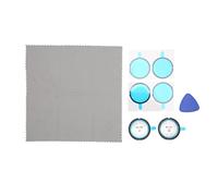 Protecteur de L'objectif de la Caméra, PC High Noodness Material Deux Gardes D'objectif avec Image Claire, épissage Transparent, Kit de Transmittance élevée Compatible avec Une