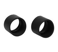Protecteur de l'oculaire, 2pair Binocular Eye Cups Remplacement 4pcs Couverture oculaire de la Couverture de Tasse de Garde Soft Rubber pour 32-36 mm Microscope stéréo (KP-H1 Oblique Angle)