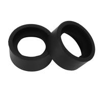 Protecteur de l'oculaire, 2pair Binocular Eye Cups Remplacement 4pcs Couverture oculaire de la Couverture de Tasse de Garde Soft Rubber pour 32-36 mm Microscope stéréo (Angle Plat KP-h2)