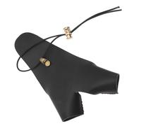 Protecteur De Main De Tir à L'arc En Cuir Pu, Gant De Protection De Main RéGlable Pour Tir à L'arc Traditionnel En Plein Air Noir