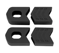 Protecteur de manivelle de vélo 1 Manchon de Protection de manivelle Anti-Friction en Silicone Piar pour vélo de Route de Montagne(Noir)