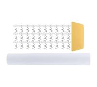 Protecteur de Meubles Anti-griffures de Chat Adhésif Blanc en Pvc avec | Résiste à L’usure, Se Fixe à Bois Métal Tissu, Dressage Félin