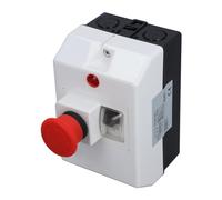 Protecteur de Moteur, Disjoncteur étanche IP55 6-10A 230/240V 400/415V 500V 690V, équipé D'un Bouton D'arrêt D'urgence, Lampe de Signalisation, adapté à Diverses Applications de