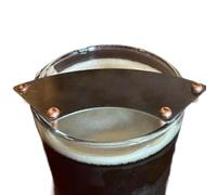 Protecteur de Moustache pour Tasse,Couvercles Métalliques Anti-Barbe pour Tasses - Écran Facial Portable Se Clipse Facilement sur Mug Verre à Bière Tasse à Café