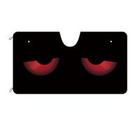 Protecteur De Pare-Brise Imperméable Pare Soleil Voiture Intérieur La Protection Couverture Pare-Brise Voiture Universelle pour Été Véhicules Vus Yeux Rouges, Yeux Endormis Et Rigolos M