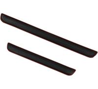 Protecteur De Pare-Chocs Arrière Pour Voiture Lot De 4 Protections De Seuil De Porte De Voiture En Caoutchouc Noir, Garniture De Protection Anti-Rayures, Pièces Extérieures