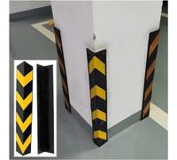 Protecteur de parking pour voiture, Protections d'angle de couleur noire, pare-chocs protection stationnement voiture réfléchissant(10pcs-120cm)