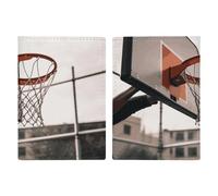 Protecteur de passeport fin pour ballon de basket-ball - Pour passeport - Pour voyage - 20,3 x 13,8 cm, Style :, 20.3x13.8cm