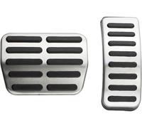 Protecteur de pédale de voiture Pédales de voiture pour VW pour Polo 6N 6N2 9N 6R 1996-2009 Couvre-pédale d'accélérateur en acier inoxydable