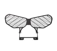 Protecteur de phare de Moto Grille de Garde Couvercle de Protection de l'écran d'éclairage Avant pour CRF1000L Africa Twin 2016-2019 (Noir)