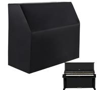 Protecteur De Piano - Housse De Protection Piano Droit - Tissu De Piano Complet | Pour 152,91 X 59,94 X 109,98 Cm Divers Pianos Droits, Noir