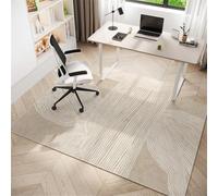 Protecteur de plancher en bois multifonctionnel for chaises de jeu sur ordinateur(Abstract,60x90cm)