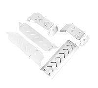 Protecteur de Plaque de Protection de châssis en Acier Inoxydable, Haute résistance, léger et Durable, Accessoire de Voiture RC pour TRAXXAS X MAXX 1 10 RC Car 5 pièces